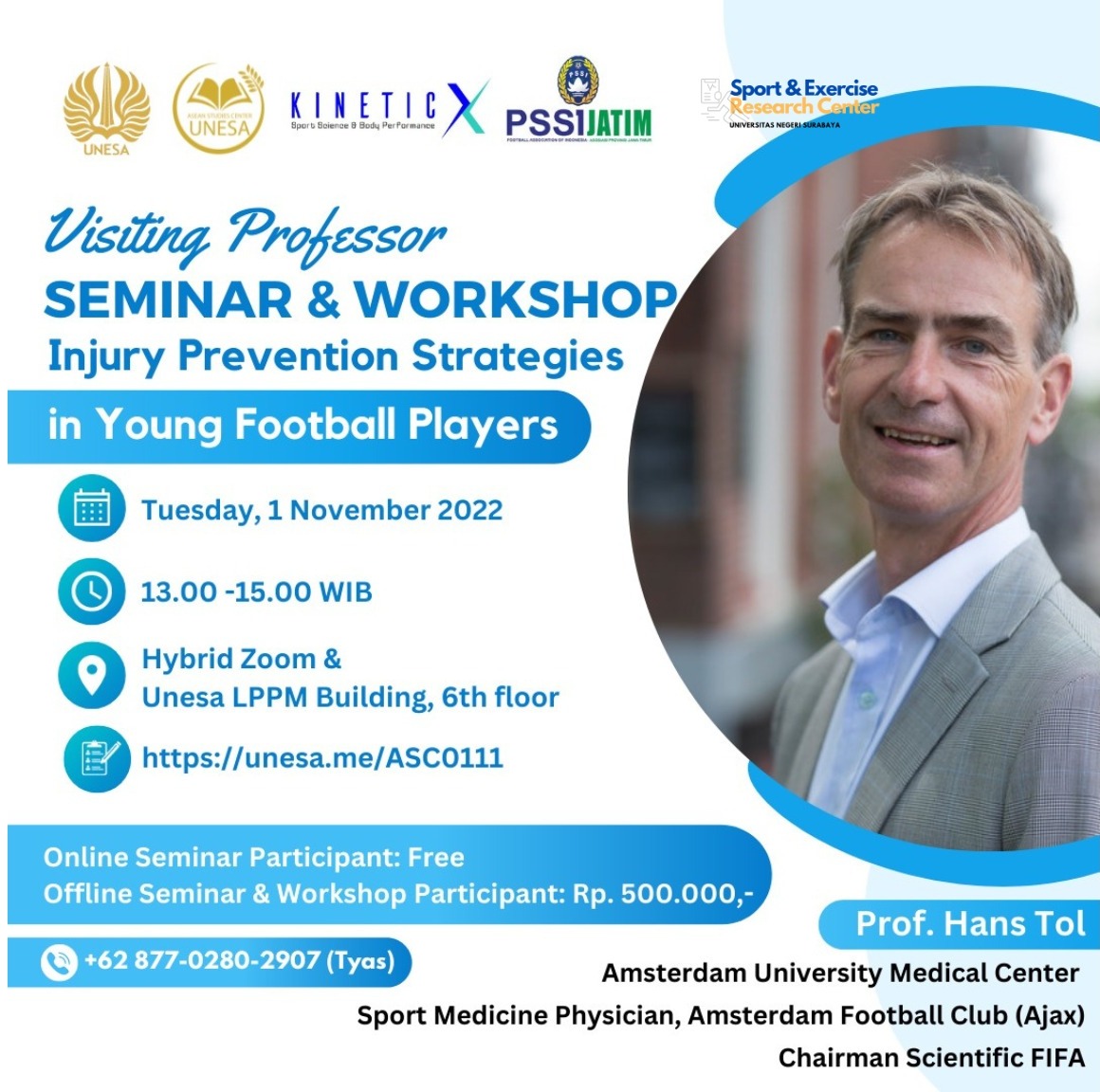 Kunjungan Professor Hans Tol dari Amsterdam  University Medical Center