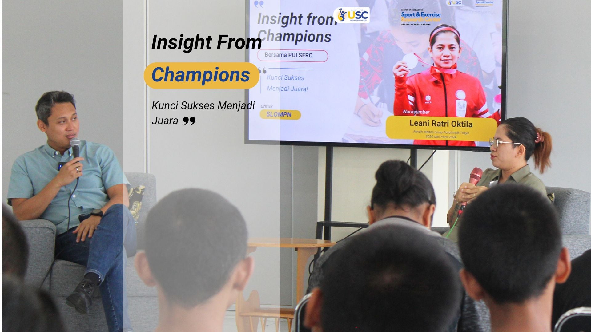 Leani Ratri Oktila Bagikan Kunci Sukses Atlet Olimpiade dalam Sesi Bersama PUI SERC