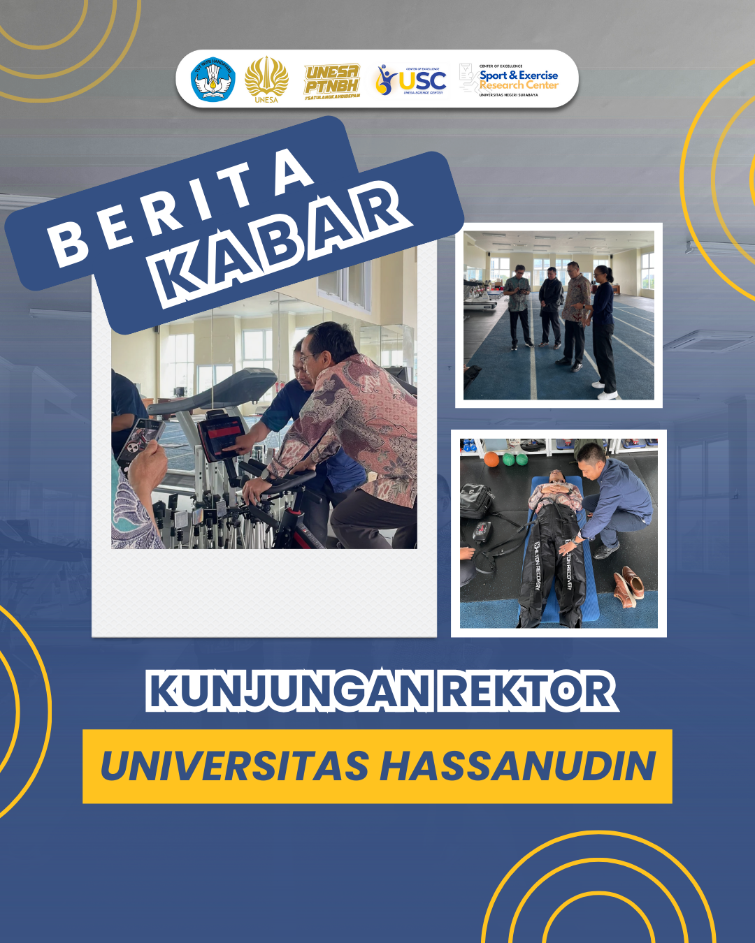 Universitas Hasanuddin dan UNESA Jalin Kerja Sama Strategis di Bidang Sport and Exercise Science